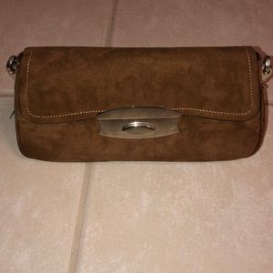 Prada shoulder brown bag